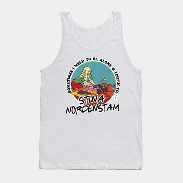 Stina Nordenstam / Music Obsessive Fan Design Tank Top by DankFutura